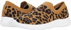 Karen Waterproof Knit Sneaker (Leopard) Women's Shoes