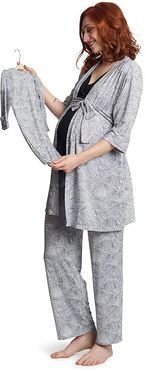 Analise Maternity/Nursing Mommy Me Five-Piece PJ Set (Twilight) Women's Pajama Sets