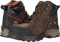 Work Summit 6 Composite Safety Toe Waterproof (Distressed Brown) Men's Boots