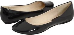Slip On By (Black Patent) Women's Flat Shoes