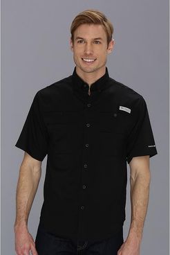 Tamiami II S/S (Black) Men's Short Sleeve Button Up