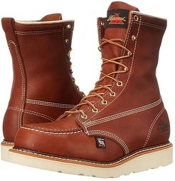 American Heritage 8 Steel Toe Wedge (Tobacco) Men's Work Boots