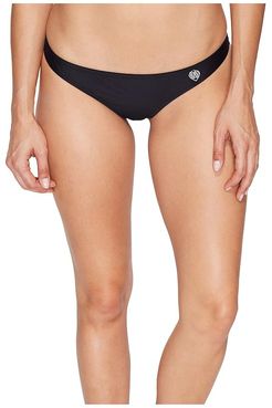 Smoothies Thong Bottoms (Black) Women's Swimwear