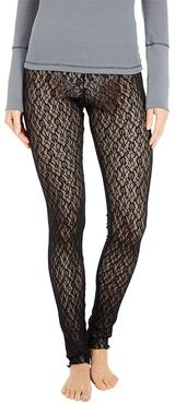 Layered in Lace Leggings (Black) Women's Clothing