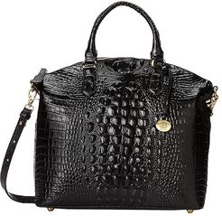 Melbourne Large Duxbury Satchel (Black) Satchel Handbags