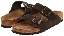 Arizona Soft Footbed - Suede (Unisex) (Mocha Suede) Sandals