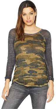 Camo Tee (Green Multi) Women's T Shirt