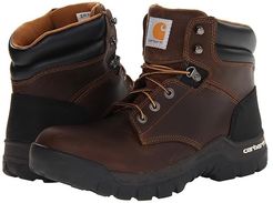 6 Rugged Flex Soft Toe Work Boot (Brown) Men's Work Boots