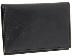 Old Leather Collection - Calling Card Case (Black Leather) Credit card Wallet