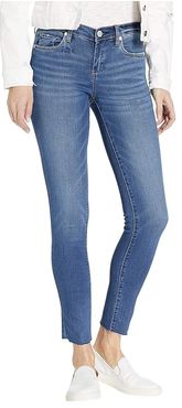 The Reade Crop Denim Skinny in News Worthy (News Worthy) Women's Jeans