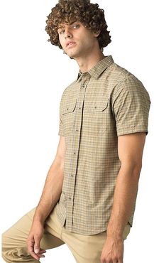 Cayman Plaid Short Sleeve (Nomad) Men's Clothing