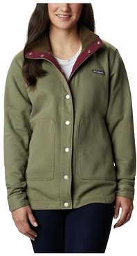 Hart Mountain Shirt Jacket (Stone Green) Women's Clothing