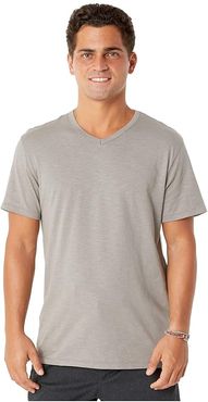 Slub Keeper V-Neck (Elephant Grey) Men's T Shirt