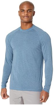 Carrollton Long Sleeve Shirt (Indigo Heather) Men's Long Sleeve Pullover