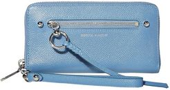Gabby Phone Wallet (Cement Blue) Handbags
