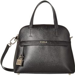 Piper Small Dome (Nero) Handbags