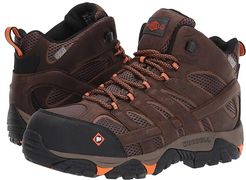 Moab Vertex Mid Waterproof Composite Toe (Clay) Men's Work Lace-up Boots