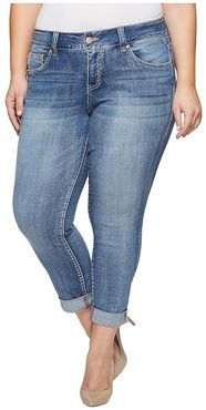 Plus Size Carter Girlfriend Jeans (Mid Vintage) Women's Jeans