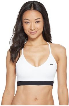 Indy Light Support Sports Bra (White/Black/Black) Women's Bra