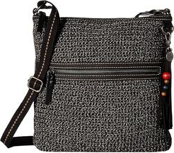 Lucia Crochet Crossbody (Urban Static) Cross Body Handbags