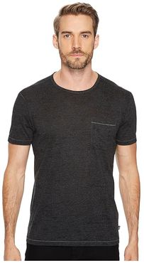 Burnout S/S Crew Tee K303J4B (Charcoal Heather) Men's Clothing