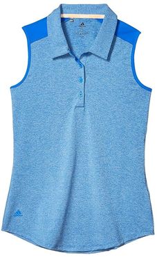 Ultimate365 Sleeveless Polo (Glory Blue Melange) Women's Clothing