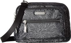 Legacy Triple Zip Bagg (Midnight Blossom) Cross Body Handbags