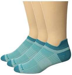 Coolmesh II 3-Pack (Seamist/Turquoise) Crew Cut Socks Shoes