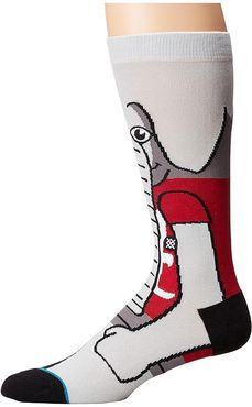 Big AL (Crimson) Men's Crew Cut Socks Shoes