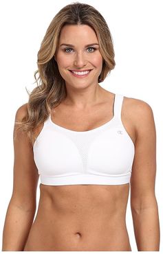 Spot Comfort(r) Full-Support Sports Bra (White) Women's Bra