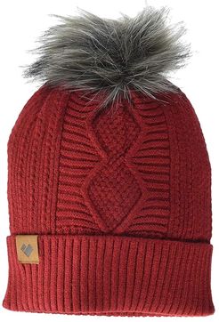 Madison Faux Fur Pom Beanie (Rival Red) Beanies