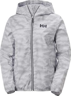 Belfast II Packable Jacket (White Active Grid) Women's Clothing