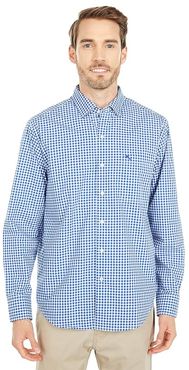 Newport Grazie Gingham IslandZone Shirt (Monaco Blue) Men's Clothing