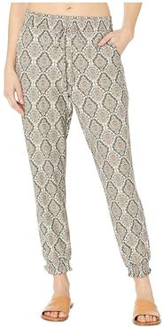 Desert Python Jogger Pants Cover-Up (Caffe) Women's Swimwear