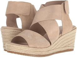 Willow 3 (Light Gold Metallic Suede) Women's Wedge Shoes