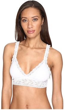 Cotton With A Conscience Padded Bralette (White) Women's Bra
