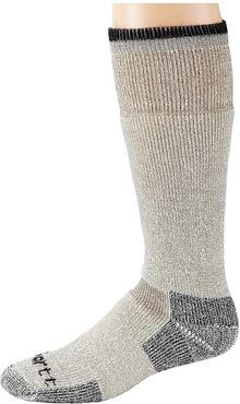 Arctic Wool Heavyweight Boot Sock (Heather Gray) Men's Crew Cut Socks Shoes