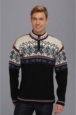 Vail (C-Midnight Navy/Red Rose/Off White) Men's Sweater