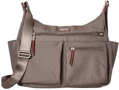 New Classic Heritage Anywhere Large Hobo with RFID Phone Wristlet (Dark Umber) Hobo Handbags