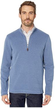 Reversible 1/4 Zip (Blue/Gray) Men's Clothing