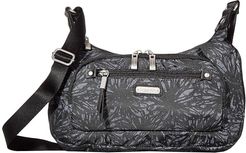 New Classic RFID Everyday Traveler Bagg (Onyx Floral) Handbags