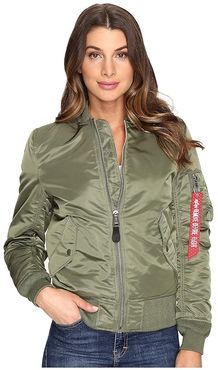 MA-1 Flight Jacket (Sage Green) Women's Coat