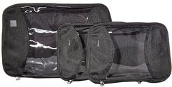 2 Medium / 1 Large Compression Cubes (Black) Handbags