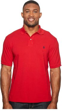 Big and Tall Classic Fit Mesh Polo (Red) Men's Short Sleeve Knit