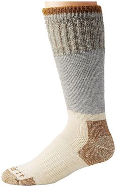 Artic Wool Boot Crew Socks 1-Pair Pack (Gray) Men's Crew Cut Socks Shoes