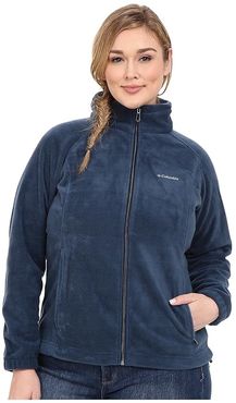 Plus Size Benton Springs Full Zip (Columbia Navy) Women's Coat