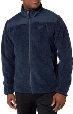 Oslo Reversible Pile Jacket (Navy) Men's Clothing