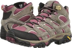 Moab 2 Mid Waterproof (Boulder/Blush) Women's Shoes