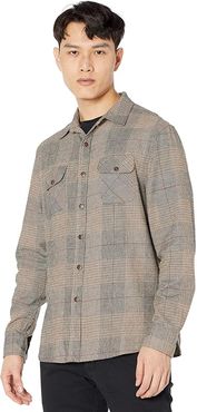 Truman Outdoor Shirt in Oversized Glen Plaid (Brown) Men's Clothing