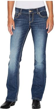 Retro Mae Bootcut (Dark Blue) Women's Clothing